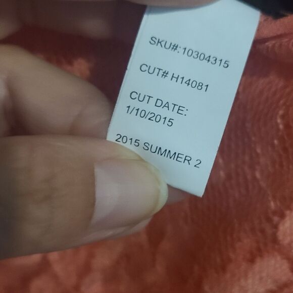 Torrid Salmon Lace Cami Cutout Back - Picture 4 of 6